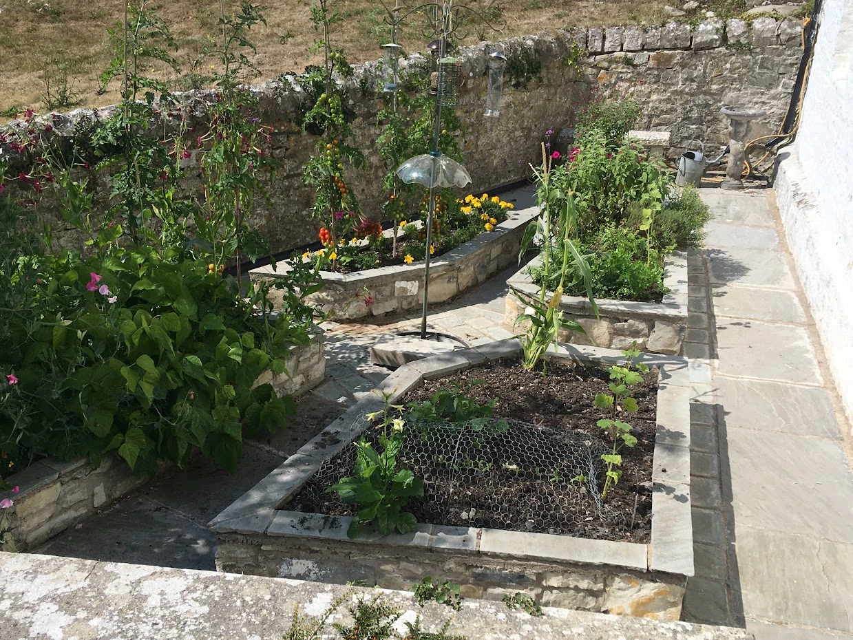 Small Cottage Front Garden in South Wales